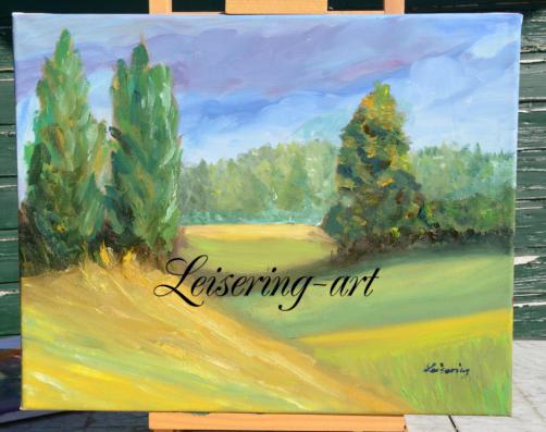 Landschaft  40 cm x 50 cm , Öl auf Canvas